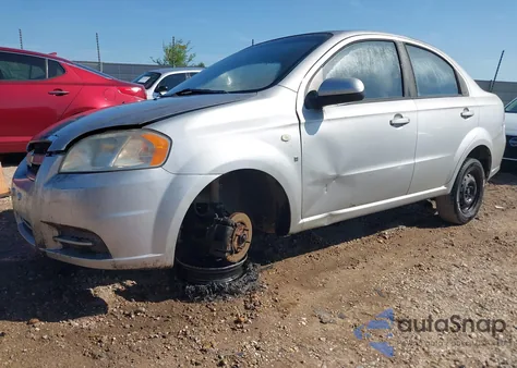 2007 Chevrolet Aveo Ls z USA, uszkodzony, nr VIN KL1TD56697B061234